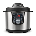 Midea Panela de Pressão Elétrica 6L Digital, InoxPreto, 220v