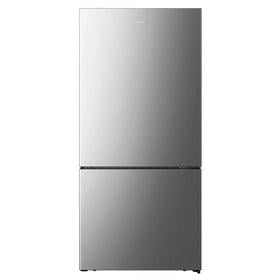 Refrigerador Bottom Freezer Metal Tech Hisense de 02 Portas Frost Free com 499 Litros Inox - RB5P504 - 110V