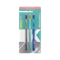 KESS Pack com 3 Escovas Dentais Pro Extra Macias