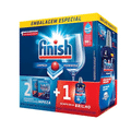 Kit 2 Detergentes Lava Louças Finish Powerball 13 tabs + 1 Finish Secante 250ml