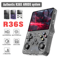 Console Portátil R36S + de 15.000 Jogos Vídeo Game 64GB Linux Tela IPS 3.5"