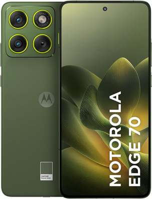 Smartphone Motorola Edge 70 5g - 256gb 24gb (8gb Ram + 16gb Ram Boost), Ultrafino, 3 Cameras 50mp, Tela 1.5k Extreme Amoled 120hz - Bronze Green
