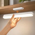 Luminária LED Recarregável Sem Fio com Suporte Magnético e Botão Touch | Luz Bastão USB 35cm para Armário Closet,