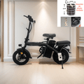 Bicicleta elétrica dobrável para adultos NUDA pedal tripulado compras ao ar livre viagem