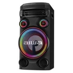 Torre De Som Aiwa T1w-02 1600w 1woofer10" Bluetooth Rgb Usb Fm Dj