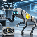 Cão Robô Inteligente Controlado por APP com Controle de Voz Biomimético Brinquedo Elétrico para Crianças Presentes