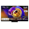 Smart TV 4K TCL TOP Premium SQD-Mini LED 65 Polegadas Processador AiPQ Pro Dolby Vision 144Hz Google TV - 65C7L