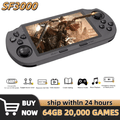 Console Portátil SF3000, 4.5 Polegadas, Versão 64GB PS1GBASFC, Painel IPS