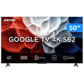 Smart TV 50" TCL 4K UHD LED 50S62 Google TV AiPQ Google Assistente 3 HDMI