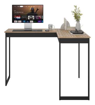Mesa L De Canto Para Estudo Retro Design Nórdico Mod: Pier