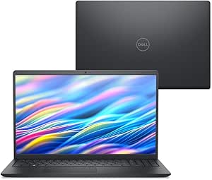 Notebook Dell 15 DC15-C3100-U20 15.6" Full HD Intel Core 3-100U 8GB 512GB SSD Linux Preto Carbono