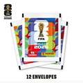 Kit Com 3 - Blister com 12 Pacotes de Figurinhas cada - Copa do Mundo FIFA 2026 EUA - Total 36 Envelopes