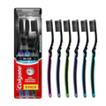 Escova de dente colgate slim soft black com infusao de carvao 6 un