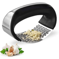 Espremedor Amassador de Alho Manual, Aço Inoxidável com Cabo Ergonômico