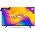 Smart Tv AOC 55" LED ROKU 4K Wi-Fi 55U704578G Bivolt