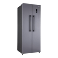 Geladeira Refrigerador Hq Frost Free Side By Side 460 Litros Cinza Hq-460sbsff (220v)