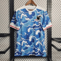 Camiseta Japão Anime Blue Lock Estampa 3D Ondas de Kanagawa