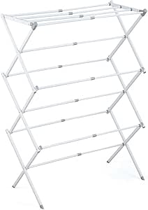 Powermaid Varal de Chão Retrátil com Base Antiderrapante - 103cm de Altura - Suporta até 10kg