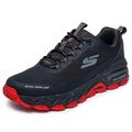 Tênis Skechers de Trilha Max Protect Masculino PretoVermelho - Tamanho 42