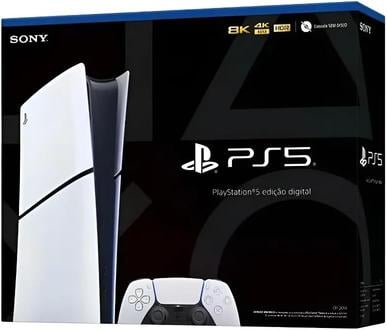PlayStation 5 Sony Edição Digital, 825GB | 1 Controle, Branco