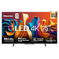 Hisense Smart TV UHD 4K QLED 75" Polegadas 75Q6N Google TV com HDR10+ Dolby Atmos Modo Esporte Modo Jogo Plus e Compa