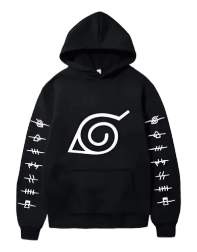 Blusa Casaco Moletom Anime Naruto Konoha Aldeia Da Folha