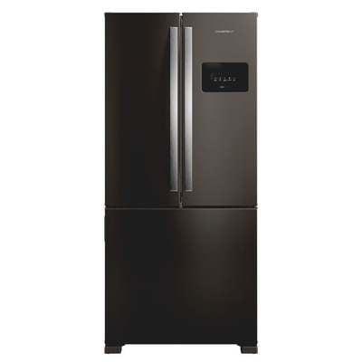 Geladeira Frost Free French Door 3 Portas Preta Brastemp BRO85ME 220V