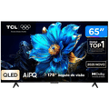 Smart Tv 65" Tcl 4k Uhd Qled 65p7k Google Tv Aipq Google Assistente 3 Hdmi 1 Usb