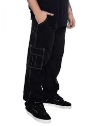 Calça Cargo Masculina Básica Sarja 100% Algodão