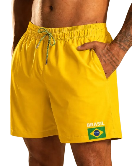 Bermuda Mauricinho Tactel Verão Short Praia Masculino
