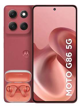 Smartphone Motorola Moto G86 5G + Fone Buds 256GB 24GB RAM Grafite