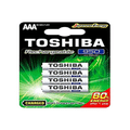 Pilha Recarregável AAA 1,2V 950mAh TOSHIBA TNH3GAE