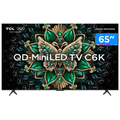 Smart TV 65" TCL 4K UHD MiniLED 65C6K 120Hz Google TV AiPQ Google Assistente 4 HDMI 2 USB