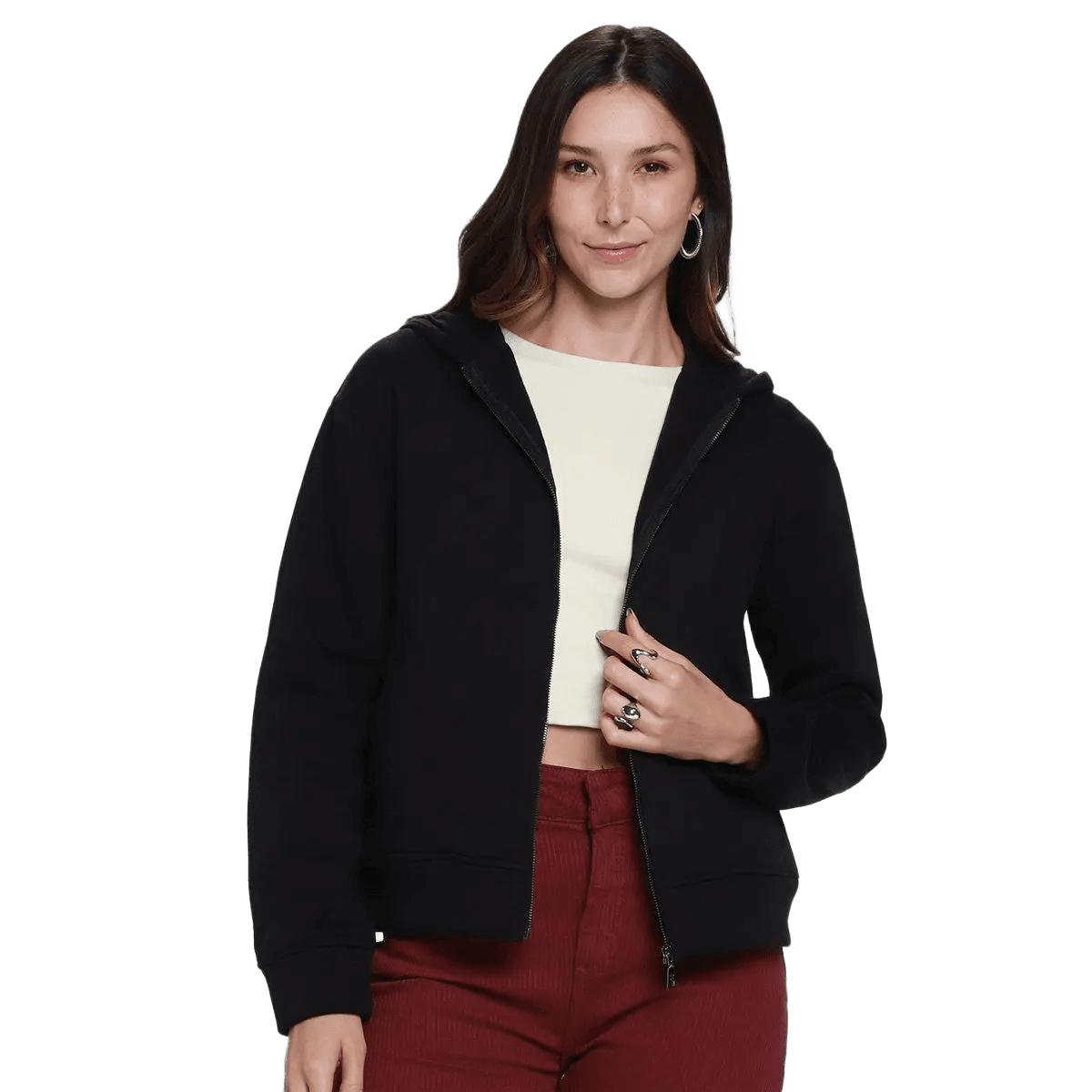 Jaqueta Moletom Hering Casual Feminina