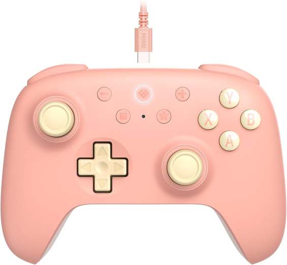 8Bitdo Ultimate 2C Wired Controller for Windows PC and Android, with 1000Hz Polling Rate, Hall Effect Joysticks and Hall Triggers, and Remappable L4/R4 Bumpers (Purple)