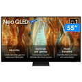 Smart TV 55" Samsung 4K Neo QLED QN70F QN55QN70FAGXZD 120Hz Tizen Smart TV NQ4 AI Gen2 Bixby Alexa 4 HDMI