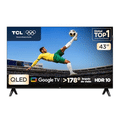 TCL Smart TV 43 Polegadas FHD QLED WiFi Bluetooth Google TV 2 HDMI HDR10 Dolby Audio 43S5K