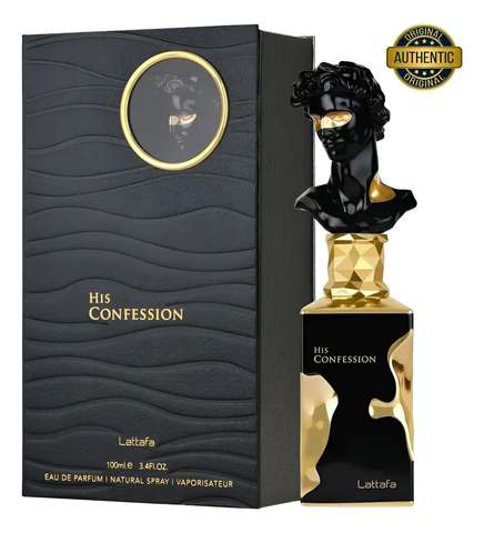 Perfume Árabe His Confession Lattafa Edp 100ml Masculino