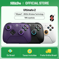 Controlador de jogos sem fio 8BitDo Ultimate 2 para PC e Android com joysticks TMR gatilhos comutáveis controle de mo
